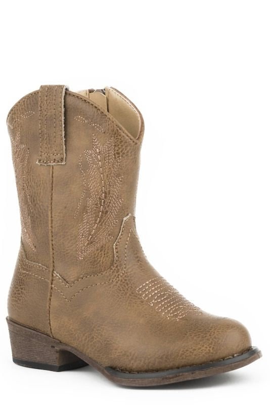 Roper Toddler Taylor Boots 5 Tan