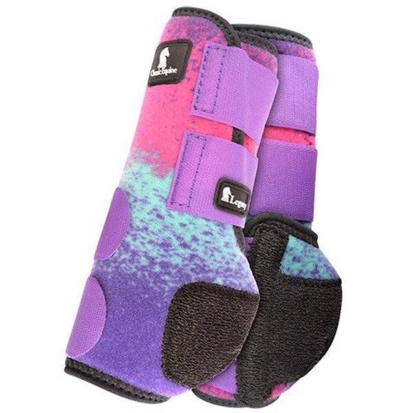 Classic Equine Legacy System Front Boots Large Pur