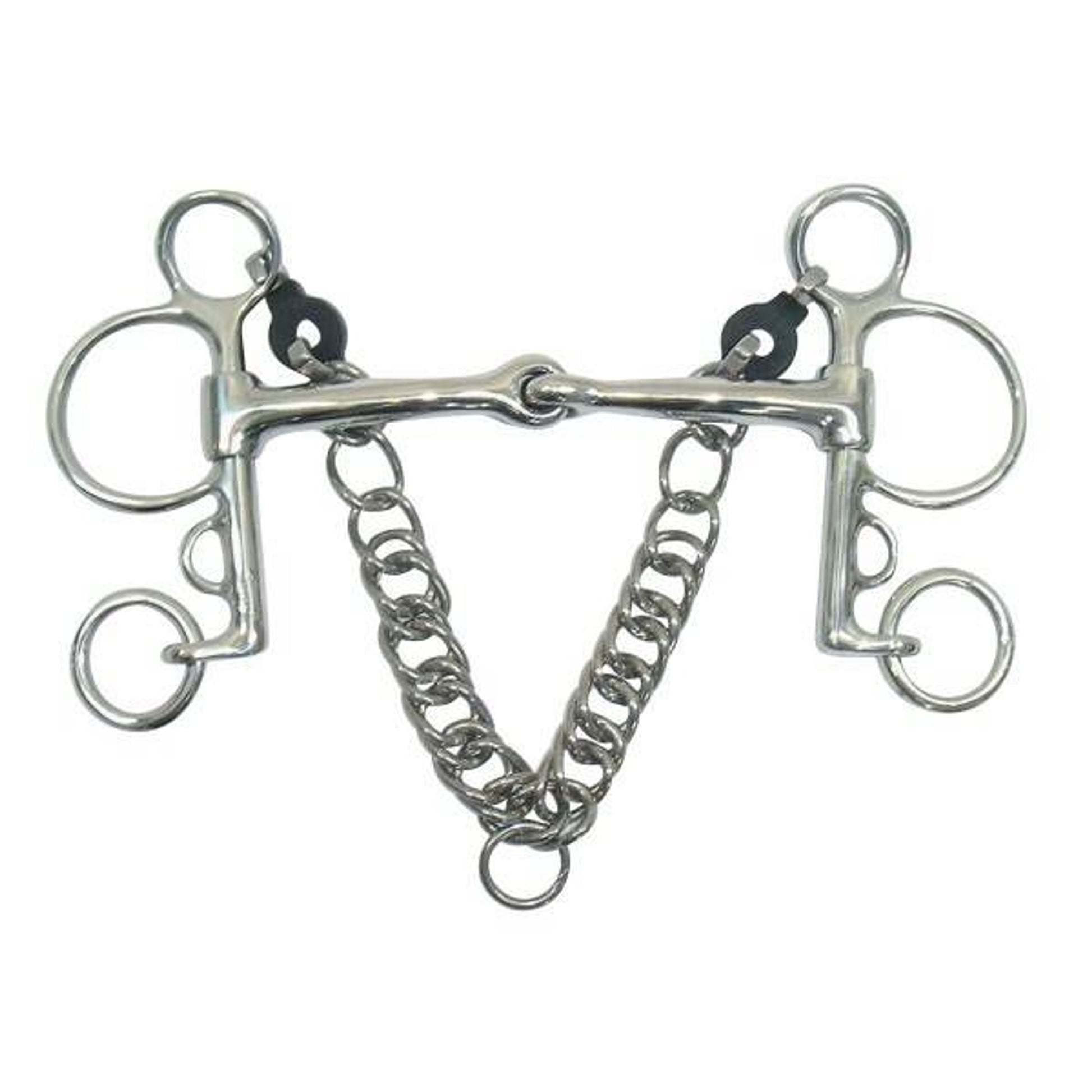 Metalab Magic Jointed Mouth Pelham Bit 5.25" Stain