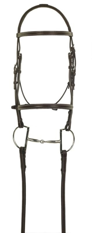 Aramas Plain Raised Bridle with Lace Reins Cob Cho