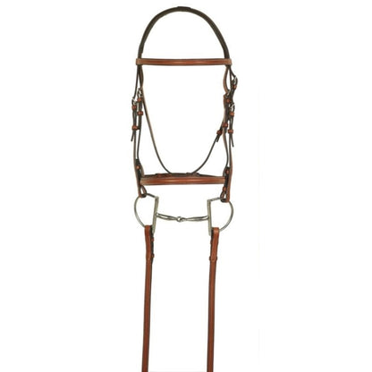 Aramas Plain Raised Bridle with Lace Reins Cob Cho