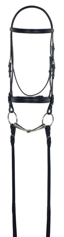 Aramas Plain Raised Padded Dressage Bridle with We