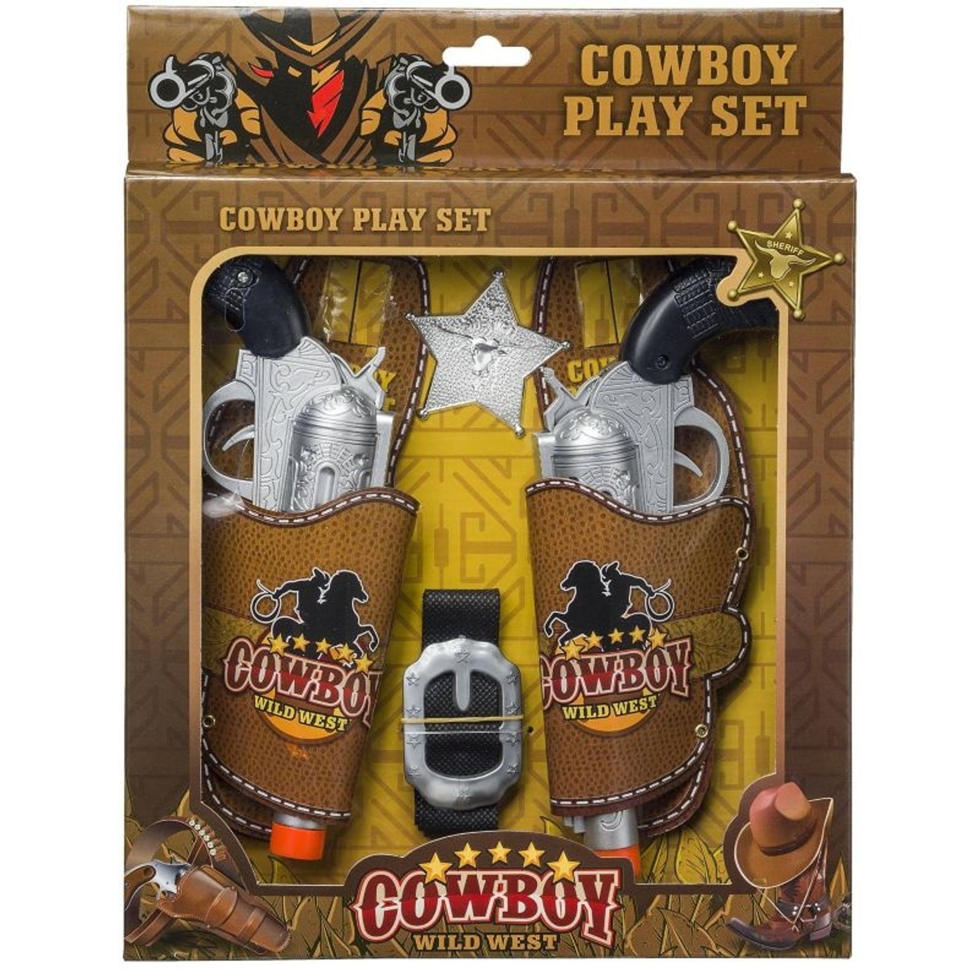 Gift Corral Wild West Cowboy Play Set - Double Pis