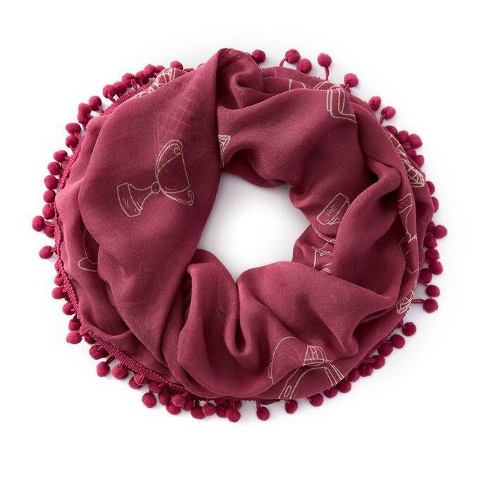 Ariat Ladies Saddle Up Infinity Scarf One Size Ros