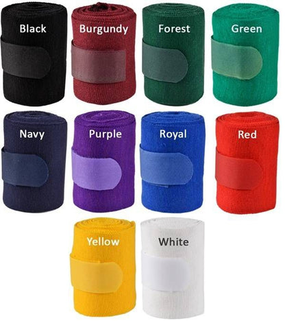 Jacks Cotton Turf Knit Bandages - Set of 4 4" x 9'