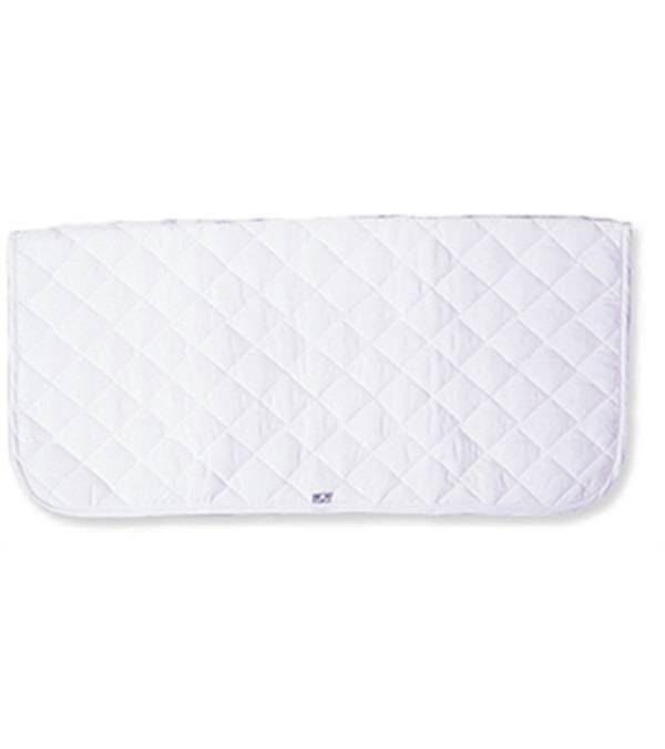 Jacks Baby Square Quilted Pad 30" X 30" White