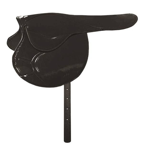 Jacks Clarino Thoroughbred Jockey Saddle 14 oz Bla