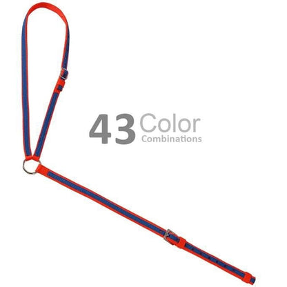 Jacks Two Tone Racing Martingale Yoke Purple/White