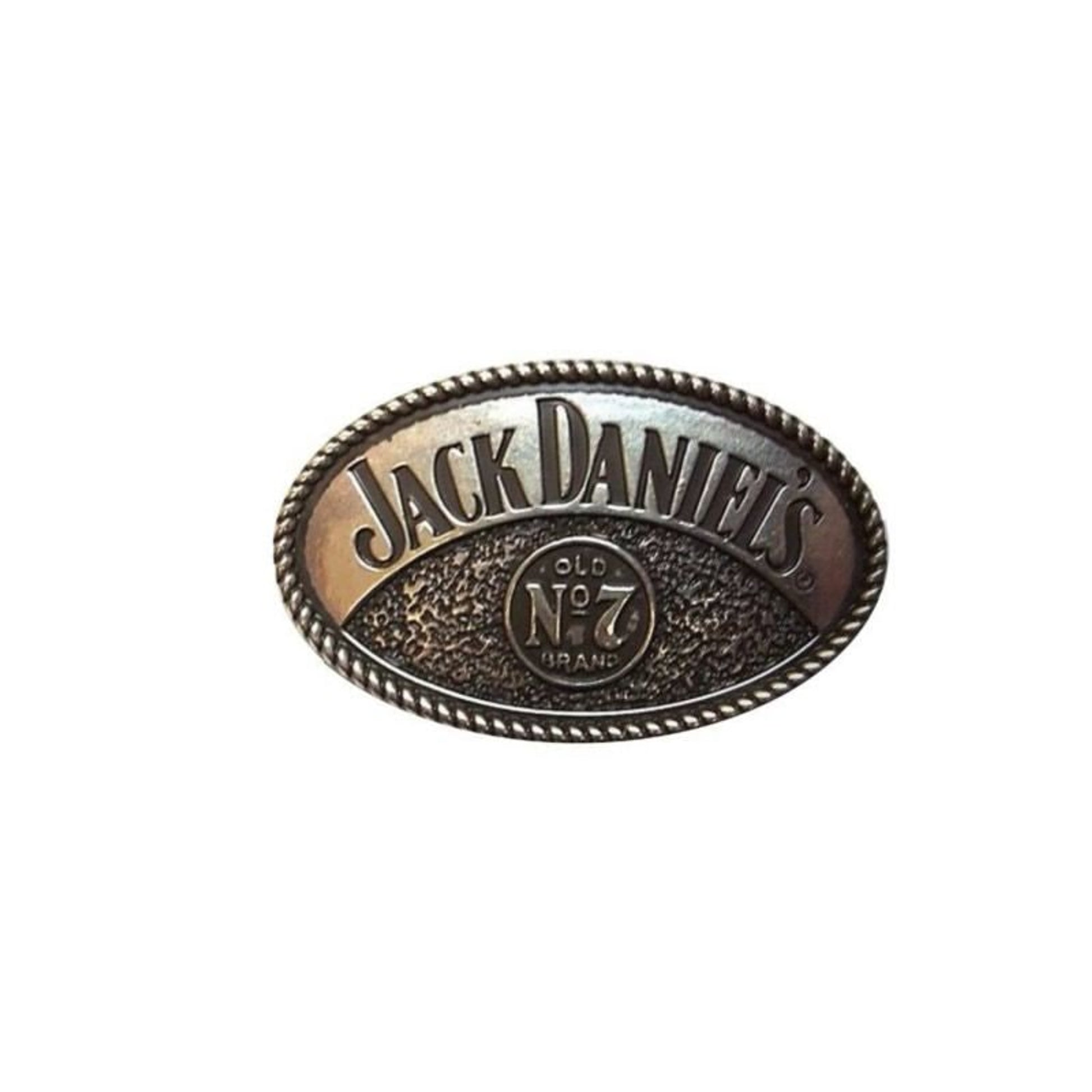 Jack Daniel's Oval Western Buckle with Rope Edge 4