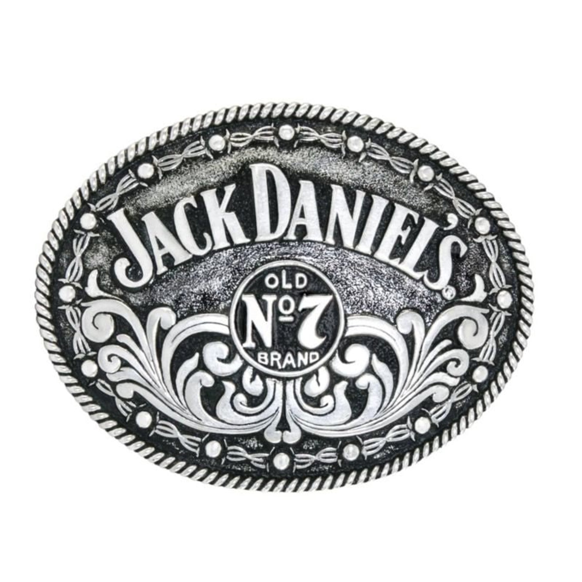 Jack Daniel's Made in USA Barbed Wire Western Belt