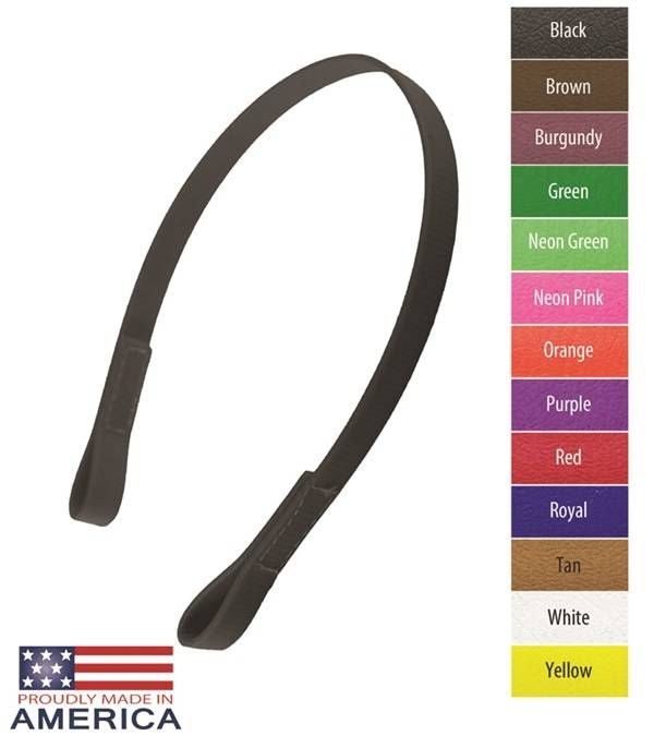 Feather-Weight 3/4" Beta Halter Browband 15" long