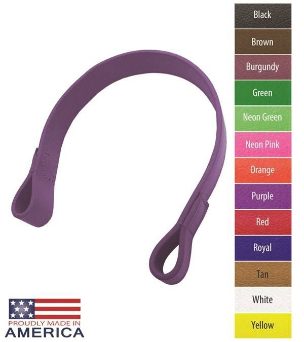 Feather-Weight 1" Beta Halter Browband 15" long Wh