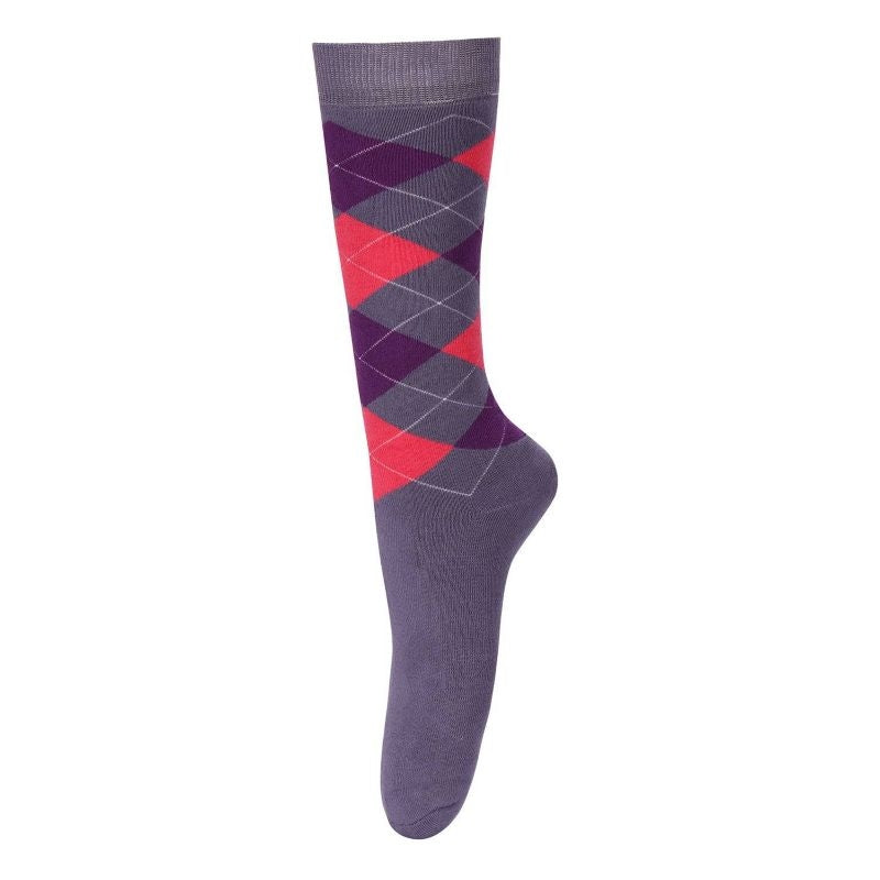 TuffRider Argyle Winter Socks