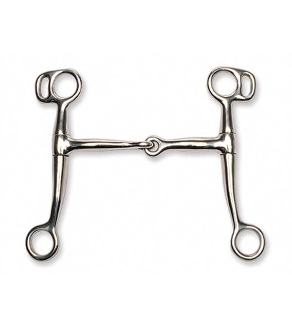 Jacks Tom Thumb Snaffle Bit 4-3/4" Stainless Steel