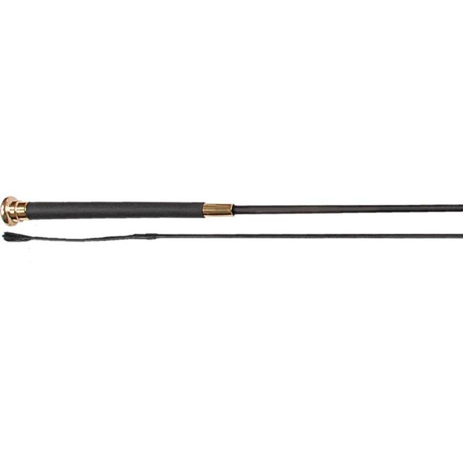 Jacks Dressage Whip with Soft Rubber Grip 36" Blac