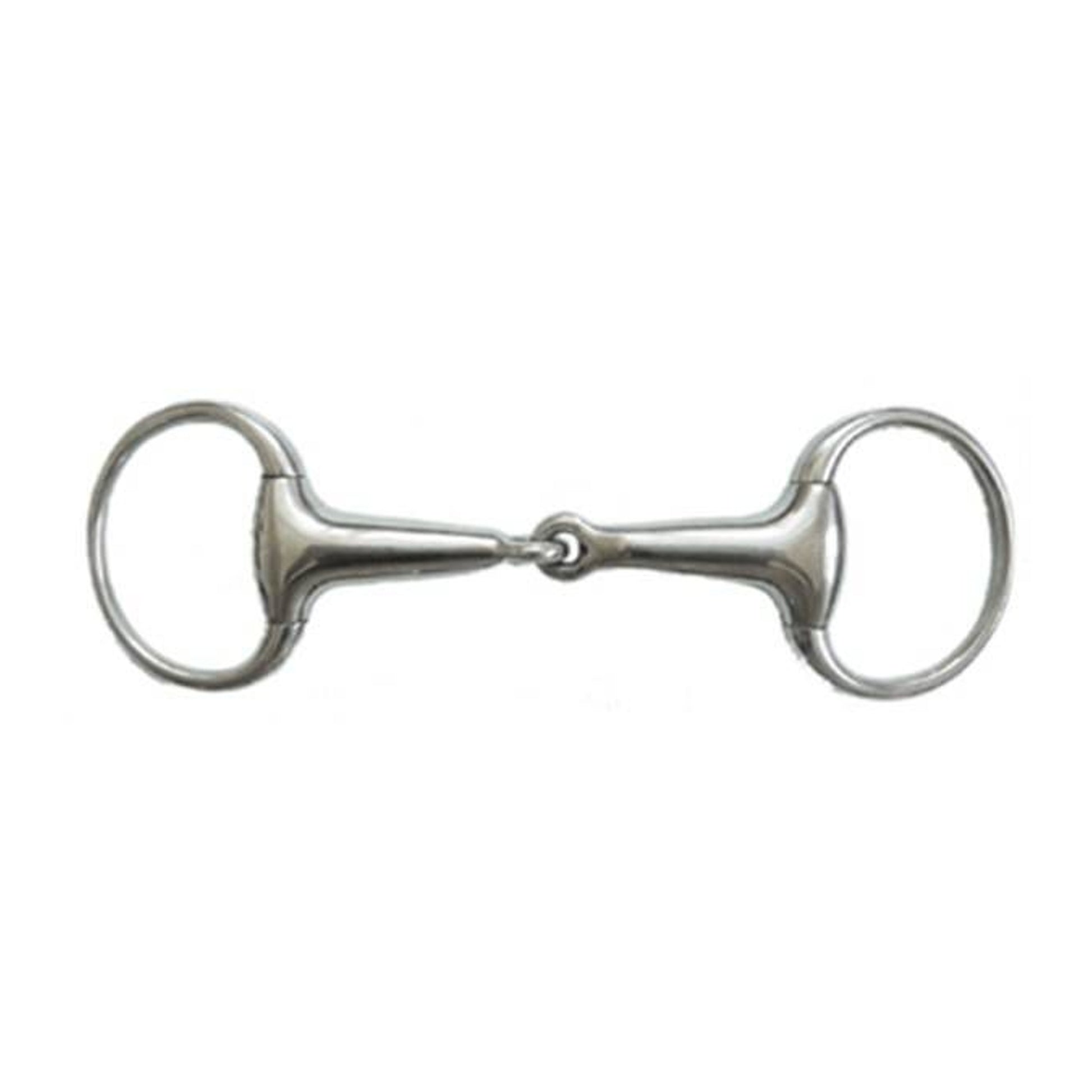 Jacks Thick Hollow Mouth Eggbutt Snaffle Bit 5" St