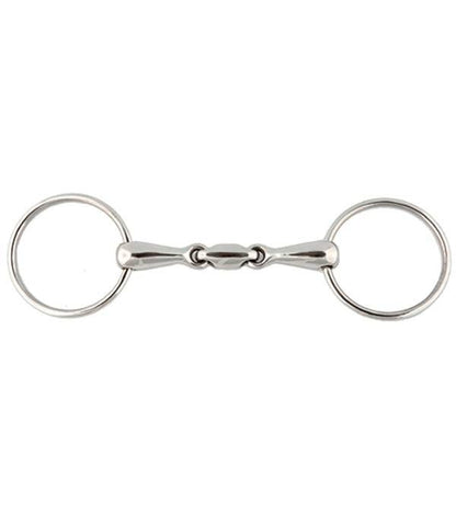 Jacks Horizontal Elliptical Loose Ring Snaffle Bit