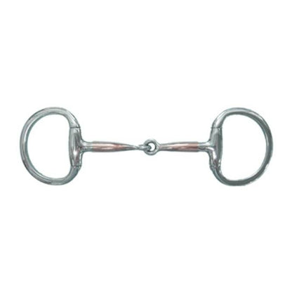 Jacks Copper Overlay Eggbutt Snaffle Bit 5" Stainl