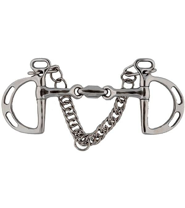Jacks Elliptical Link Uxeter Kimberwick Bit 5" Sta