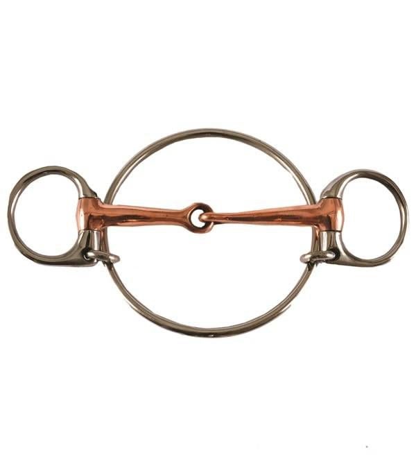 Jacks Dexter Ring Racing Copper Mouth Bit 4-3/4" S