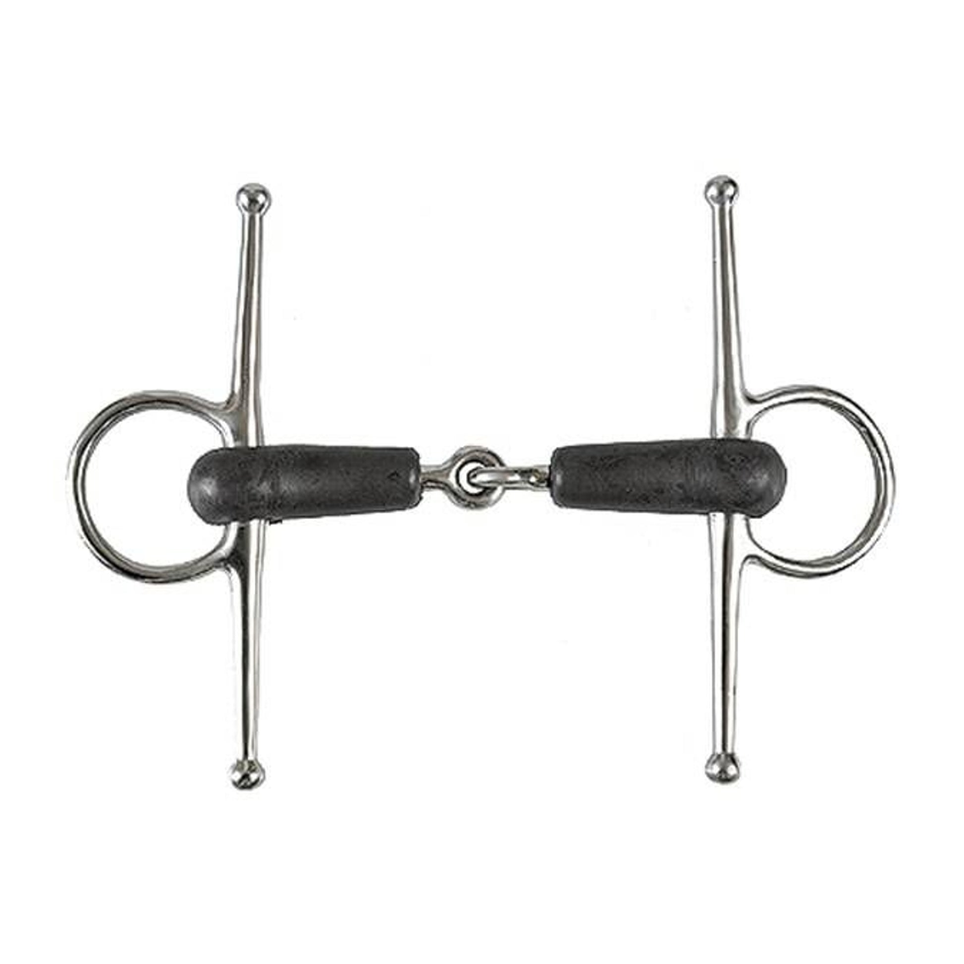 Jacks Full Cheek Soft Rubber Bit 4-3/4" Stainless