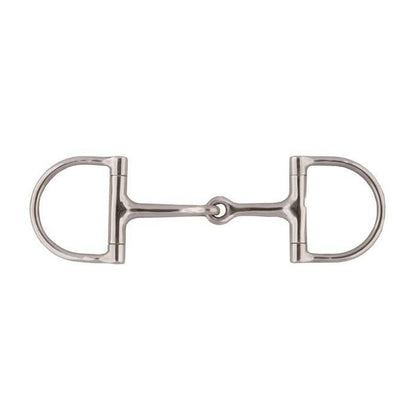 Jacks Jointed Mouth Dee Ring Snaffle Bit 4-3/4" St