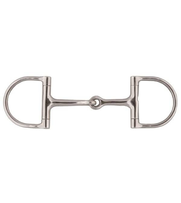 Jacks Jointed Mouth Dee Ring Snaffle Bit 4-3/4" St