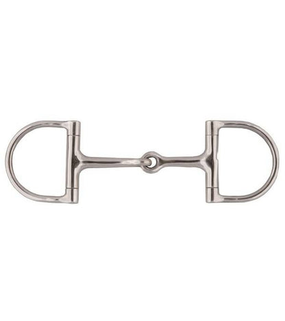 Jacks Jointed Mouth Dee Ring Snaffle Bit 4-3/4" St