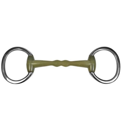Jacks Apple Flexible Shaped Eggbutt Snaffle Bit 5"