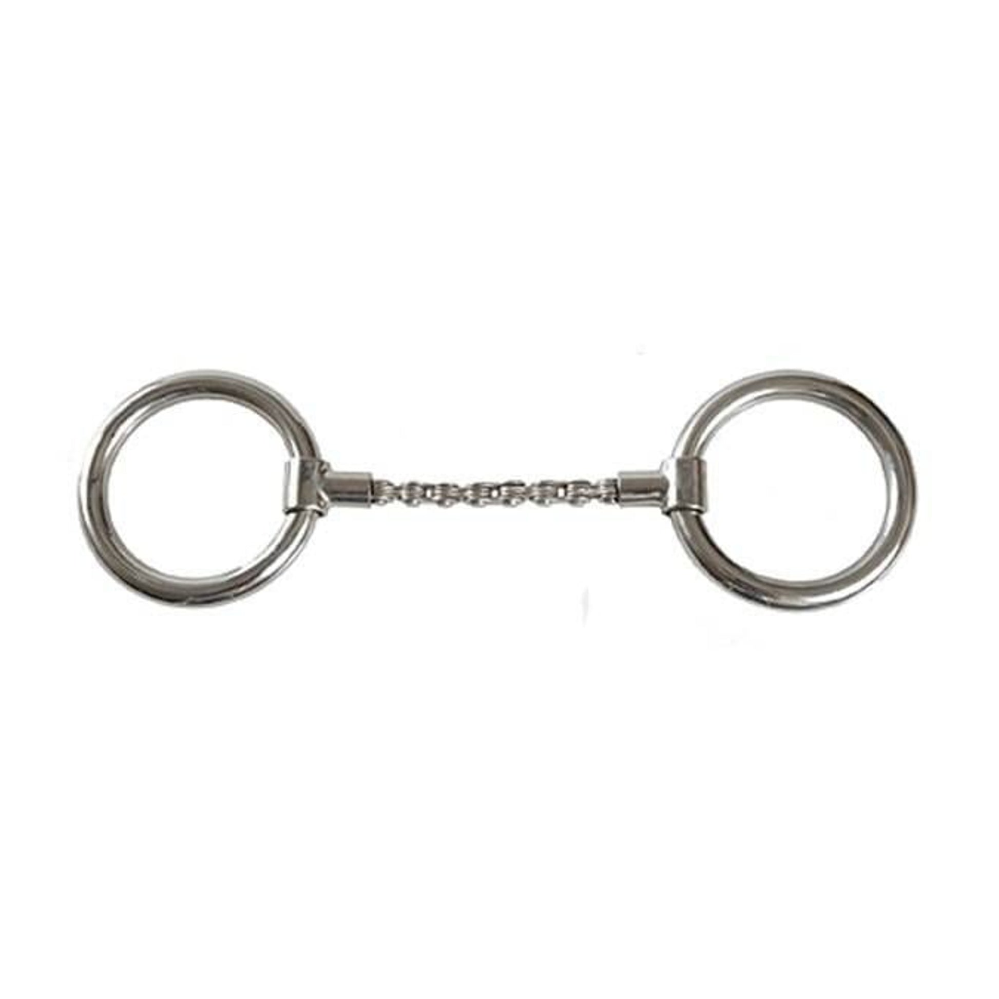 Jacks Bike Chain Ring Snaffle Bit 5" Stainless Ste