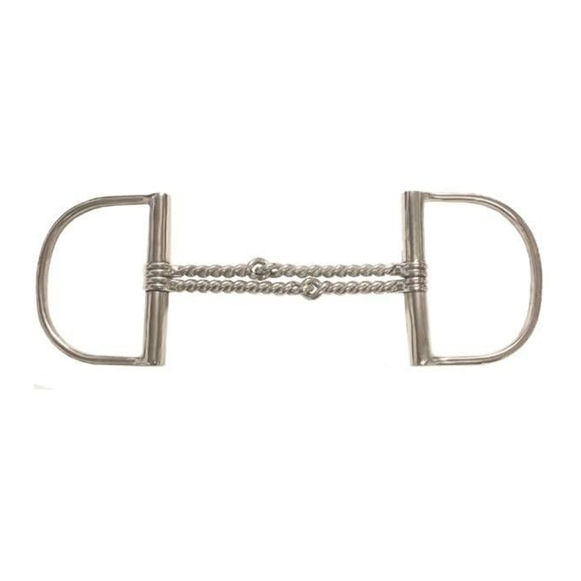 Jacks Double Twisted Wire Dee Ring Bit 5" Stainles