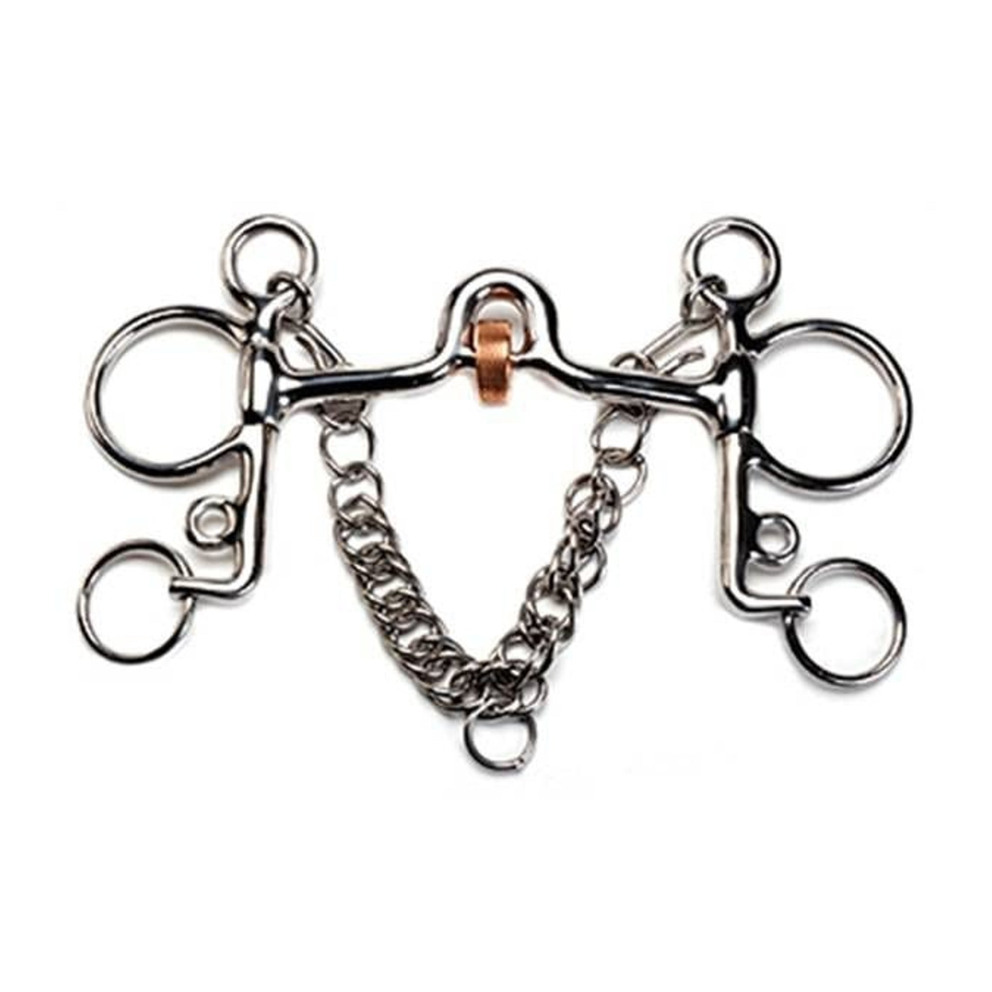 Jacks English Pelham Roller Mouth Bit 5" Stainless