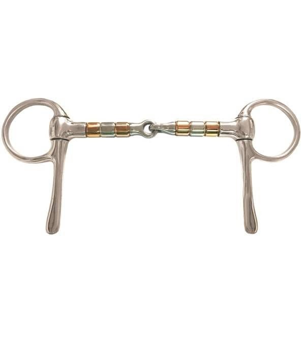 Jacks Half Cheek Jointed Snaffle Bit with Copper R