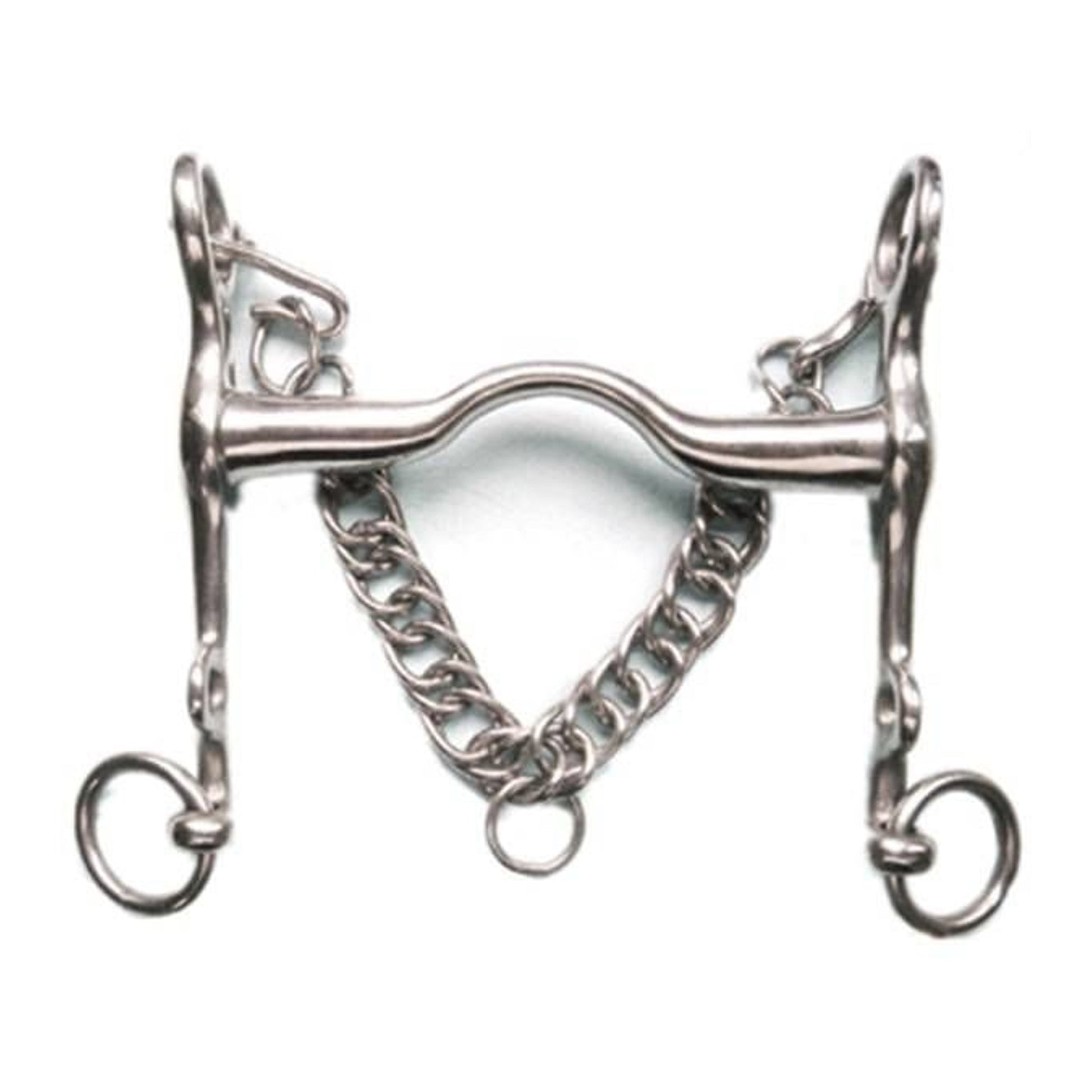 Jacks Medium Port Weymouth Bit 5" Stainless Steel