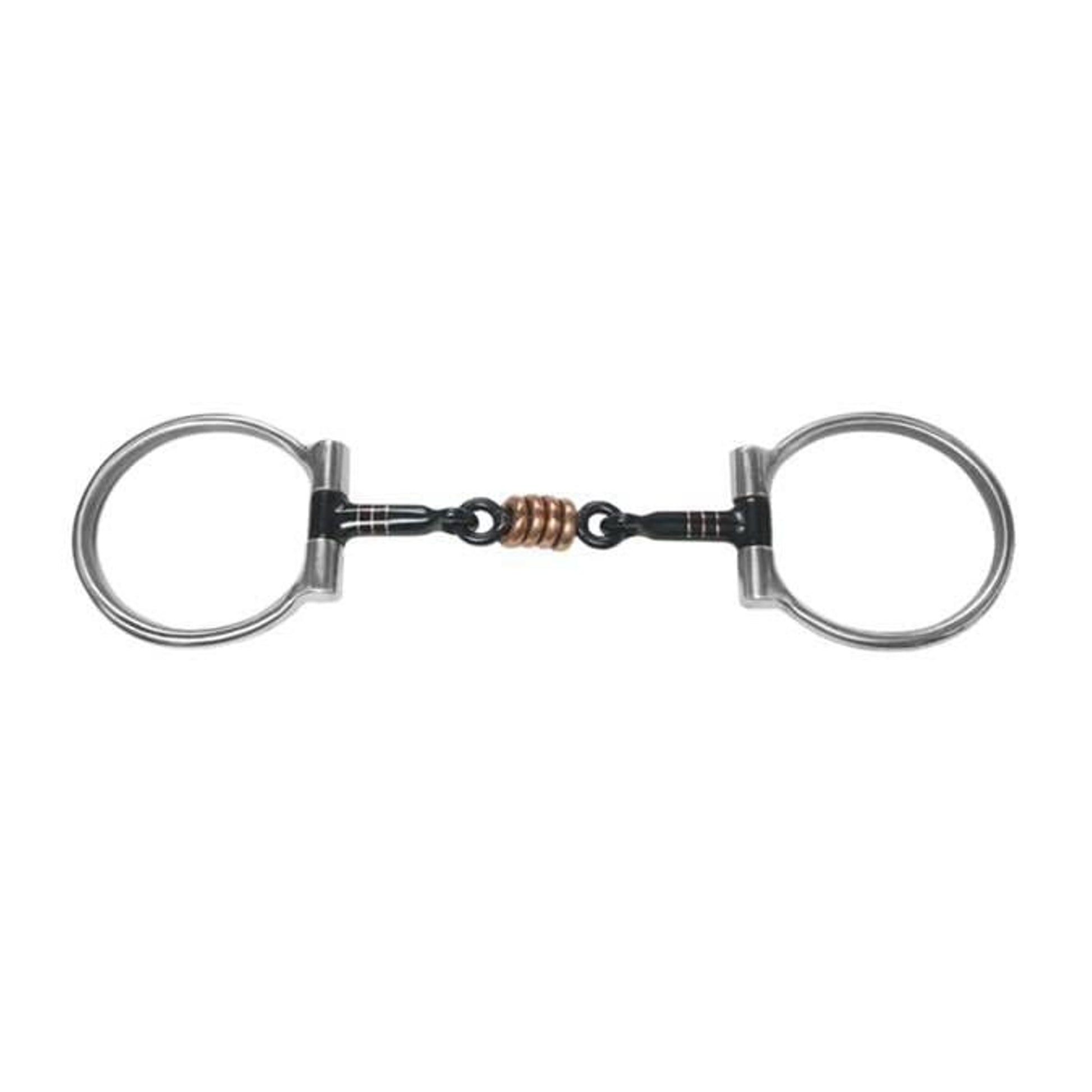 Jacks Offset Dee Snaffle Bit 5" Black Steel