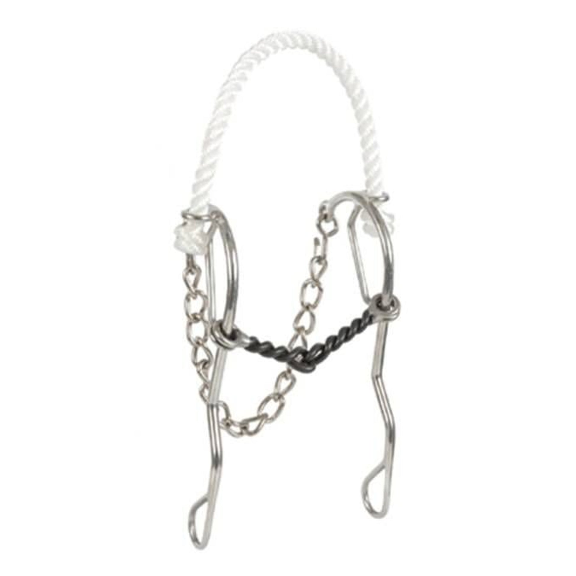 Jacks Rope Nose Hackamore Bit 5" Stainless Steel
