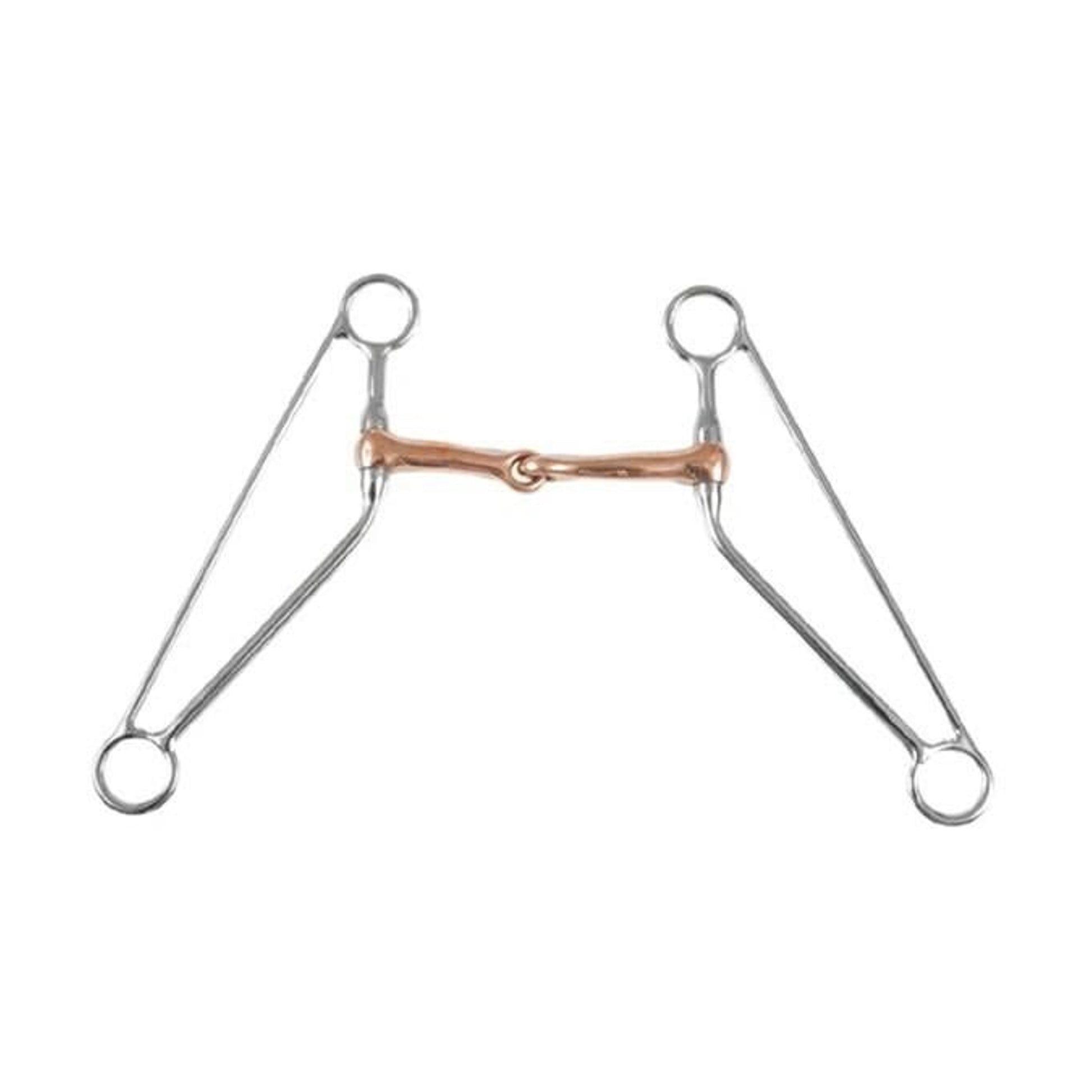 Jacks Training Snaffle Bit - Jointed Copper Mouth