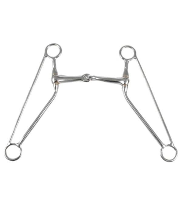 Jacks Training Snaffle Bit 5" Iron/Nickel Plated