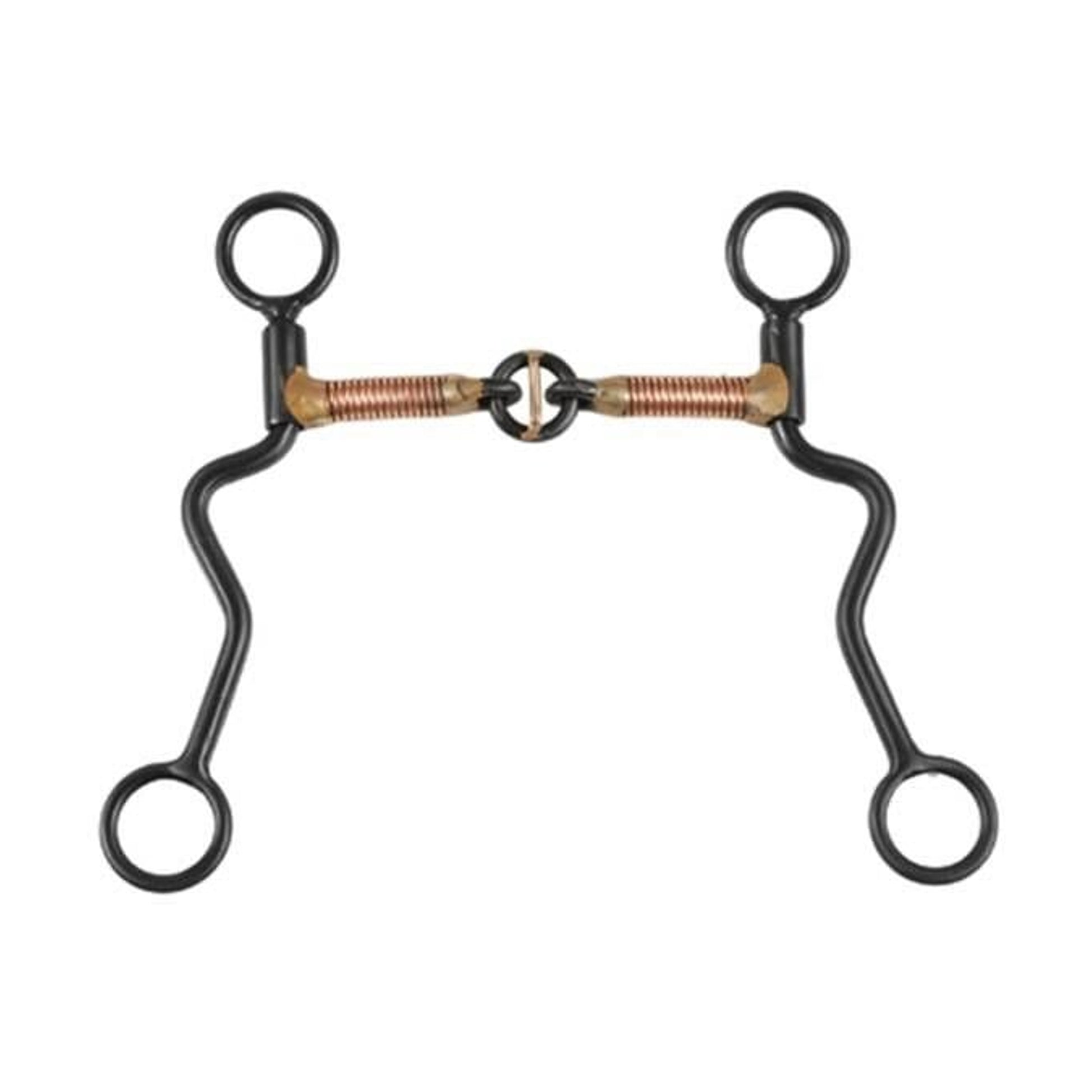 Jacks Training Snaffle Bit - Jointed Copper Twiste