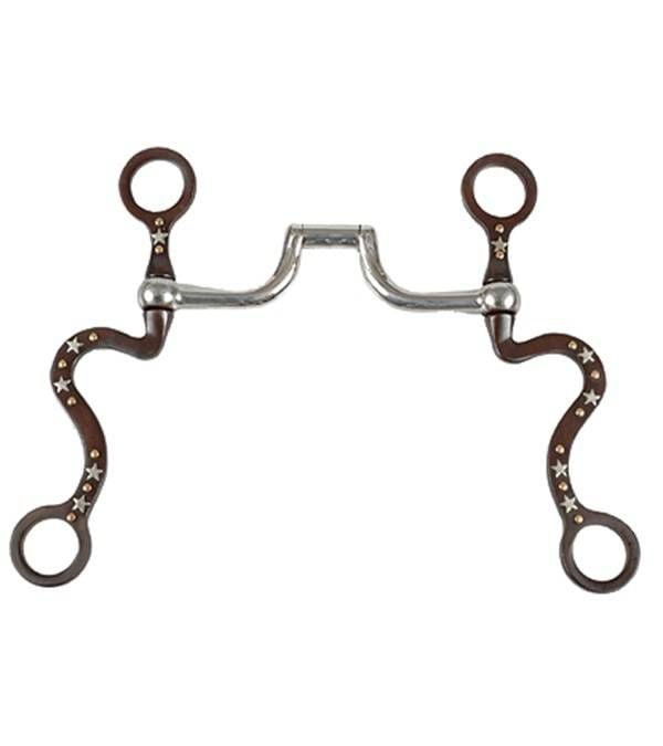 Jacks Western Show Bit 5" Brown Steel