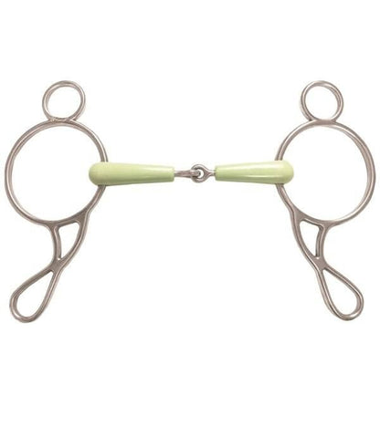 Jacks Wonder Jointed Apple Gag Bit 5" Stainless St