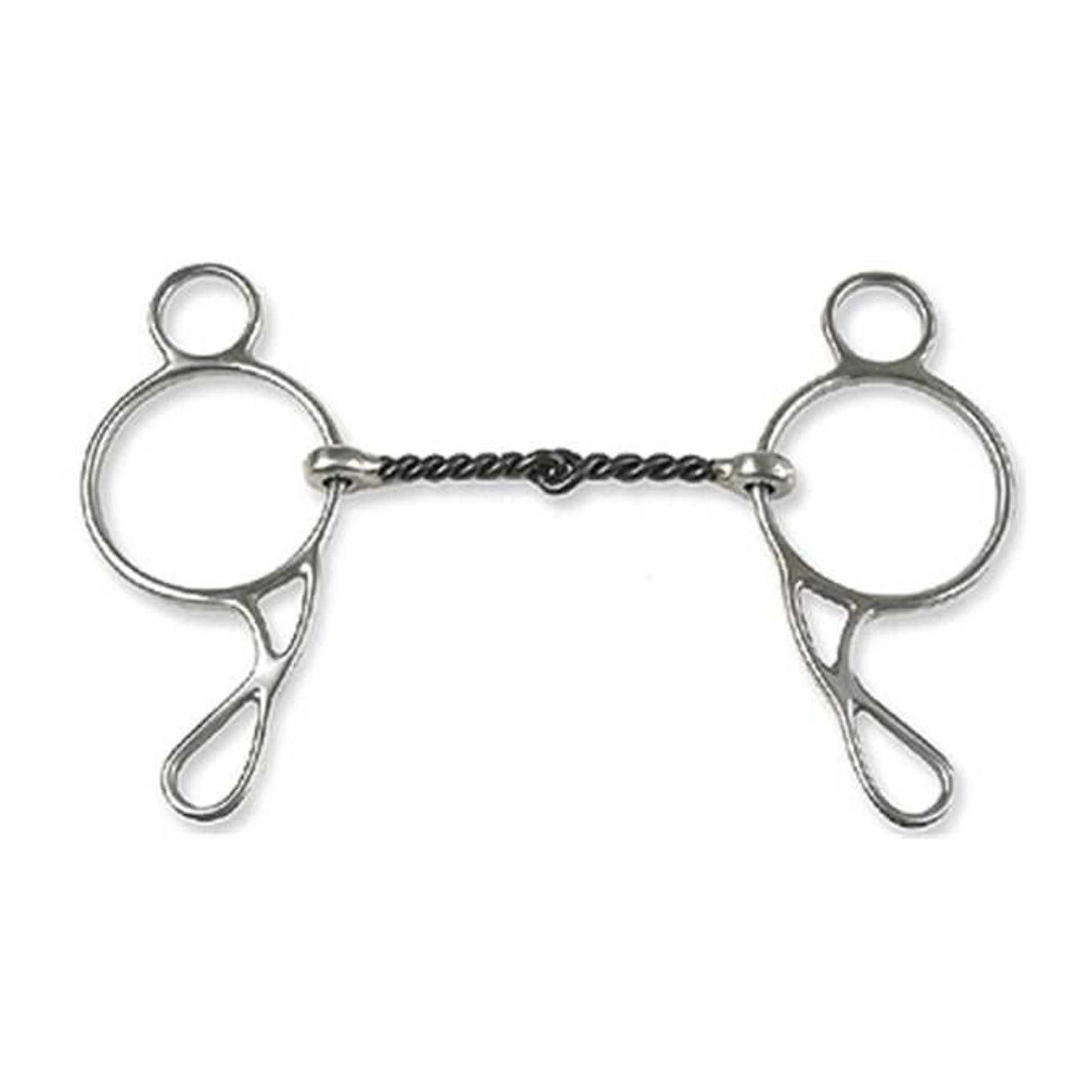 Jacks Wonder Twisted Wire Gag Bit 5" Stainless Ste