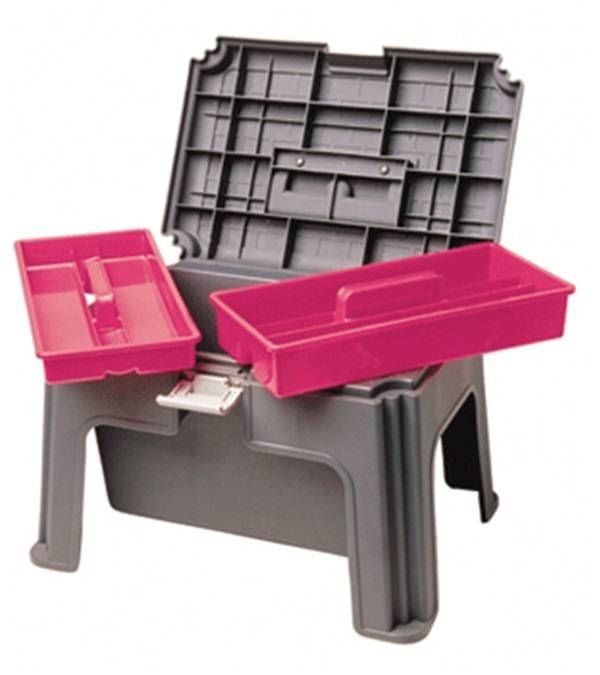 Jacks Grooming Stool with Storage Box 12 H x 12