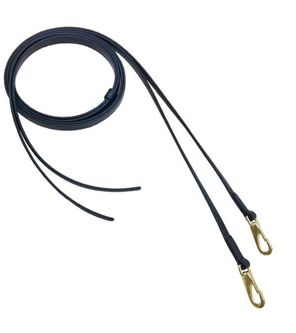 Jacks Beta Riding Reins 5/8" X 7' Black