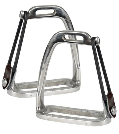 Jacks Peacock Safety Stirrups 3-1/2" Stainless Ste