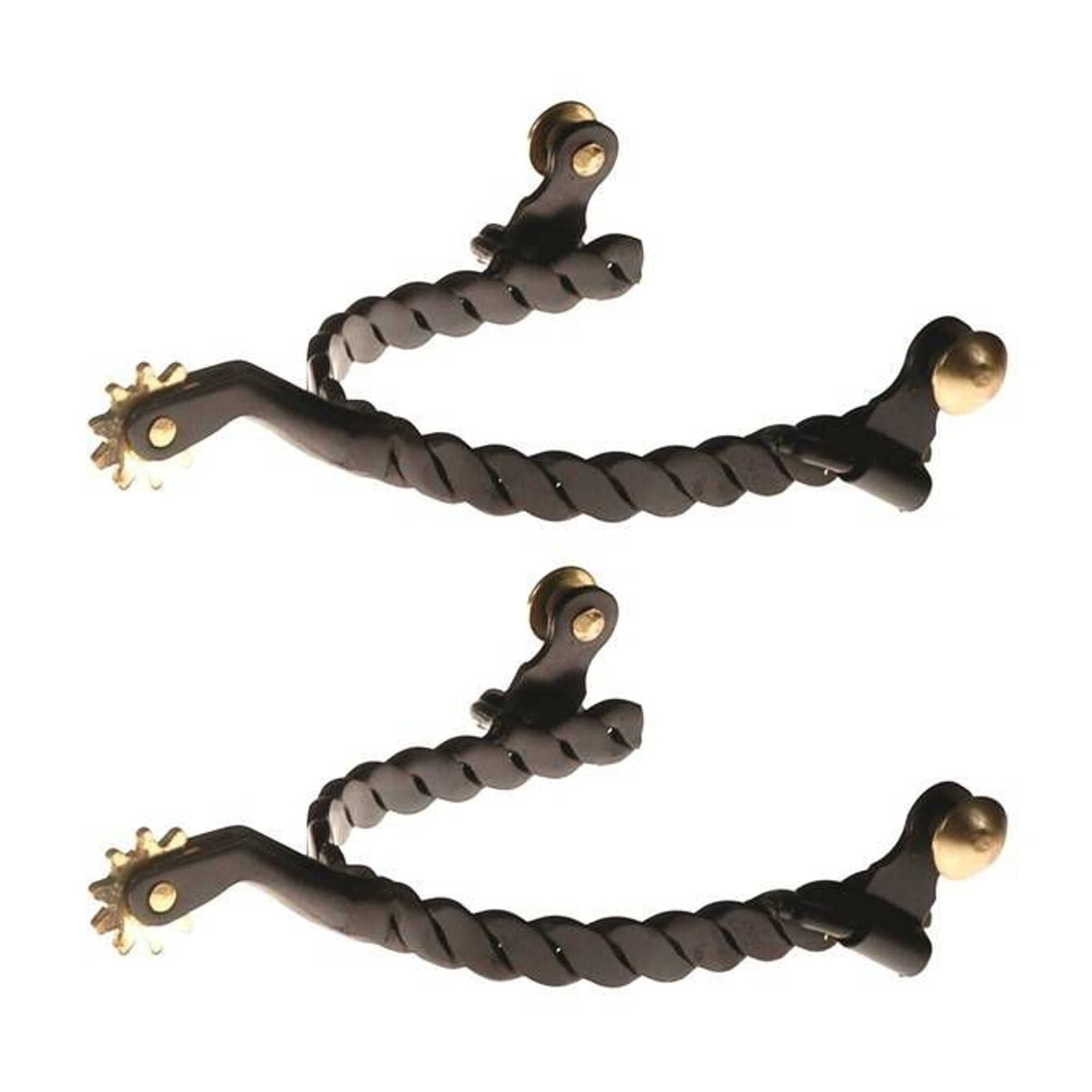 Jacks Twisted Spurs #112 - Sold in Pairs Ladies Bl