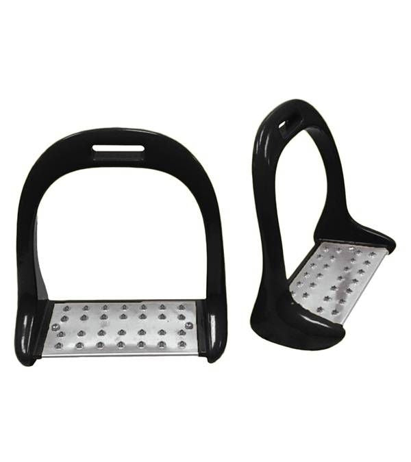 Jacks Aluminum Stirrups 4-3/4" Sold in Pairs Black