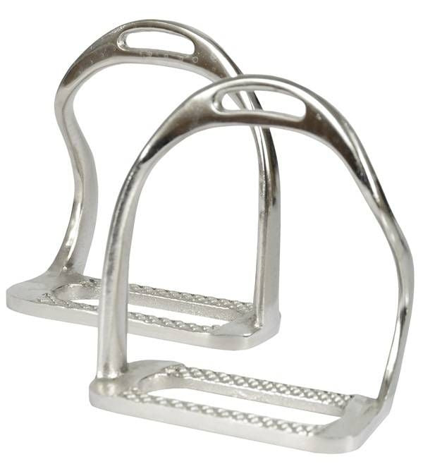 Jacks Safety Stirrups - Sold in Pairs 3-1/2" Stain