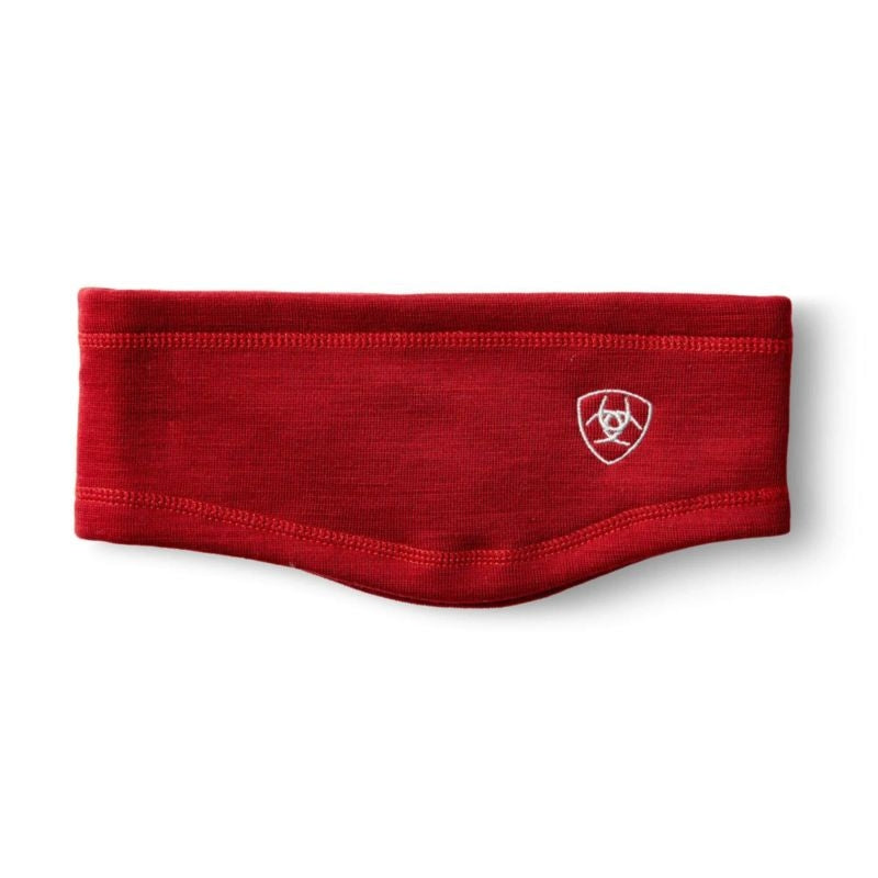 AriatTEK Merino Headband Laylow Red