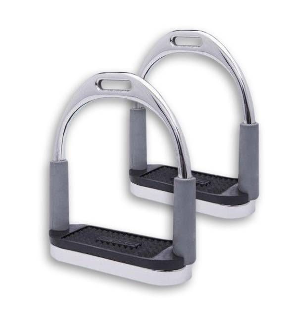Stubben SEQ Plus Stirrup Irons 4-3/4" Stainless St